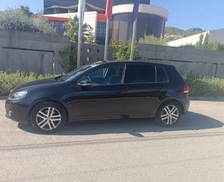 Vermietung Volkswagen Golf 6. Wirtschaft, Komfort Fahrzeug zur Miete in Albanien ✓ Kaution Einzahlung von 100 EUR ✓ Versicherungsoptionen KFZ-HV, TKV, VKV Plus, VKV Komplett.