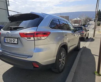 Mietwagen Toyota Highlander 2019 in Georgien, mit Hybride-Kraftstoff und 209 PS ➤ Ab 160 GEL pro Tag.