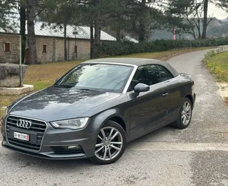 Audi A3 Cabrio 2016 zur Miete verfügbar in Becici, mit Kilometerbegrenzung unbegrenzte.