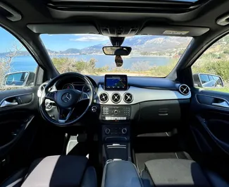 Vermietung Mercedes-Benz B-Class. Komfort, Premium Fahrzeug zur Miete in Montenegro ✓ Kaution Einzahlung von 200 EUR ✓ Versicherungsoptionen KFZ-HV, VKV Komplett, Ausland.