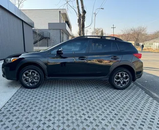 Frontansicht eines Mietwagens Subaru Crosstrek in Tiflis, Georgien ✓ Auto Nr.12309. ✓ Automatisch TM ✓ 0 Bewertungen.