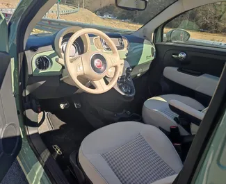 Benzin 1,4L Motor von Fiat 500 Cabrio 2017 zur Miete in Tiflis.