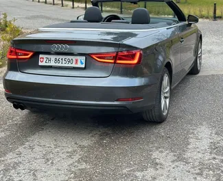 Vermietung Audi A3 Cabrio. Komfort, Premium, Cabrio Fahrzeug zur Miete in Montenegro ✓ Kaution Einzahlung von 300 EUR ✓ Versicherungsoptionen KFZ-HV.