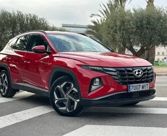 Frontansicht eines Mietwagens Hyundai Tucson in Alicante, Spanien ✓ Auto Nr.12314. ✓ Automatisch TM ✓ 0 Bewertungen.