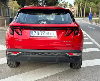 Mietwagen Hyundai Tucson 2021 in Spanien, mit Benzin-Kraftstoff und  PS ➤ Ab 55 EUR pro Tag.