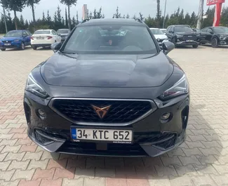 Vermietung Cupra Formentor. Komfort, Premium, Crossover Fahrzeug zur Miete in der Türkei ✓ Kaution Einzahlung von 500 USD ✓ Versicherungsoptionen KFZ-HV, TKV, VKV Plus, VKV Komplett, Insassen, Diebstahlschutz, Junge.
