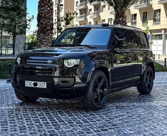 Mietwagen Land Rover Defender 2022 in Aserbaidschan, mit Benzin-Kraftstoff und 400 PS ➤ Ab 550 AZN pro Tag.