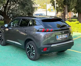 Vermietung Peugeot 2008. Komfort, Crossover Fahrzeug zur Miete in Montenegro ✓ Kaution Einzahlung von 200 EUR ✓ Versicherungsoptionen KFZ-HV, TKV, VKV Plus, VKV Komplett, Ausland.