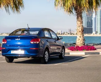 Mietwagen Kia Pegas 2025 in VAE, mit Benzin-Kraftstoff und 100 PS ➤ Ab 70 AED pro Tag.