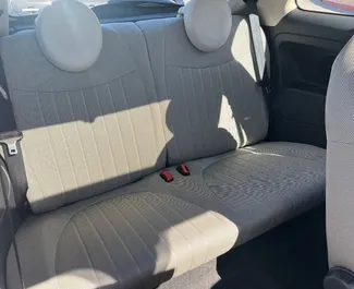 Vermietung Fiat 500. Wirtschaft, Komfort Fahrzeug zur Miete in Spanien ✓ Kaution Einzahlung von 300 EUR ✓ Versicherungsoptionen KFZ-HV, TKV, Diebstahlschutz.