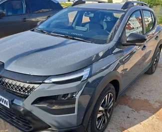Frontansicht eines Mietwagens Renault Kardian in Agadir, Marokko ✓ Auto Nr.12976. ✓ Schaltgetriebe TM ✓ 0 Bewertungen.