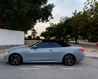 Mietwagen BMW 420i Cabrio 2025 in VAE, mit Benzin-Kraftstoff und 210 PS ➤ Ab 400 AED pro Tag.