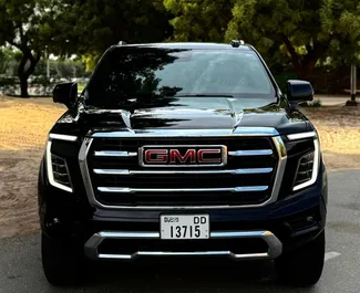 Vermietung GMC Yukon. Premium, Luxus, SUV Fahrzeug zur Miete in VAE ✓ Kaution Einzahlung von 3000 AED ✓ Versicherungsoptionen KFZ-HV, TKV.