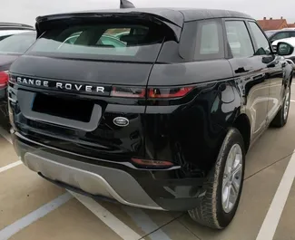 Vermietung Land Rover Range Rover Evoque. Komfort, Premium, Crossover Fahrzeug zur Miete in Spanien ✓ Kaution Einzahlung von 850 EUR ✓ Versicherungsoptionen KFZ-HV.