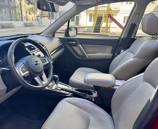 Vermietung Subaru Forester. Komfort, SUV, Crossover Fahrzeug zur Miete in Georgien ✓ Kaution Einzahlung von 300 GEL ✓ Versicherungsoptionen KFZ-HV, VKV Komplett.