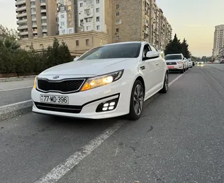 Frontansicht eines Mietwagens Kia Optima in Baku, Aserbaidschan ✓ Auto Nr.12937. ✓ Automatisch TM ✓ 0 Bewertungen.