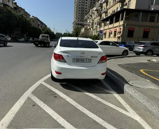 Vermietung Hyundai Accent Blue. Wirtschaft, Komfort Fahrzeug zur Miete in Aserbaidschan ✓ Kaution Einzahlung von 300 AZN ✓ Versicherungsoptionen KFZ-HV, TKV.