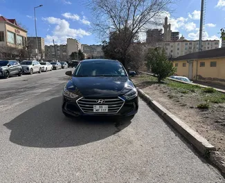 Frontansicht eines Mietwagens Hyundai Elantra in Baku, Aserbaidschan ✓ Auto Nr.12925. ✓ Automatisch TM ✓ 0 Bewertungen.