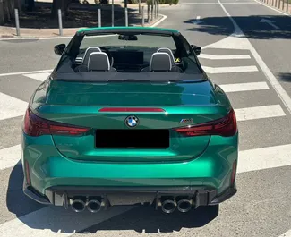 Frontansicht eines Mietwagens BMW M4 Competition in Alicante, Spanien ✓ Auto Nr.13098. ✓ Automatisch TM ✓ 0 Bewertungen.