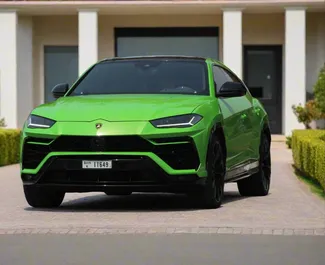 Frontansicht eines Mietwagens Lamborghini Urus in Dubai, VAE ✓ Auto Nr.13298. ✓ Automatisch TM ✓ 0 Bewertungen.