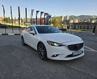 Frontansicht eines Mietwagens Mazda 6 in Tiflis, Georgien ✓ Auto Nr.13407. ✓ Automatisch TM ✓ 0 Bewertungen.