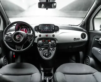 Vermietung Fiat 500. Wirtschaft, Komfort Fahrzeug zur Miete in VAE ✓ Kaution Einzahlung von 2500 AED ✓ Versicherungsoptionen KFZ-HV.