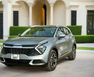 Vermietung Kia Sportage. Wirtschaft, Komfort, Crossover Fahrzeug zur Miete in VAE ✓ Kaution Einzahlung von 2500 AED ✓ Versicherungsoptionen KFZ-HV.