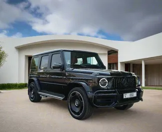Mietwagen Mercedes-Benz G63 AMG 2023 in VAE, mit Benzin-Kraftstoff und 577 PS ➤ Ab 1700 AED pro Tag.