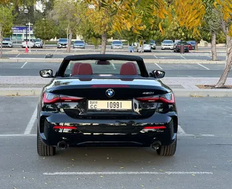 Vermietung BMW 420i Cabrio. Komfort, Premium, Cabrio Fahrzeug zur Miete in VAE ✓ Kaution Einzahlung von 2500 AED ✓ Versicherungsoptionen KFZ-HV.