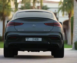 Vermietung Mercedes-Benz GLE63-S Coupe. Premium, Luxus, Crossover Fahrzeug zur Miete in VAE ✓ Kaution Einzahlung von 2500 AED ✓ Versicherungsoptionen KFZ-HV.