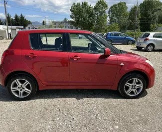 Suzuki Swift 2009 zur Miete verfügbar am Flughafen von Tirana, mit Kilometerbegrenzung unbegrenzte.