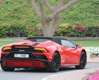 Vermietung Lamborghini Huracan. Premium, Luxus Fahrzeug zur Miete in VAE ✓ Kaution Einzahlung von 2500 AED ✓ Versicherungsoptionen KFZ-HV.
