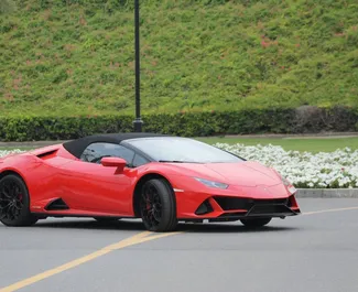 Mietwagen Lamborghini Huracan 2023 in VAE, mit Benzin-Kraftstoff und 630 PS ➤ Ab 3500 AED pro Tag.