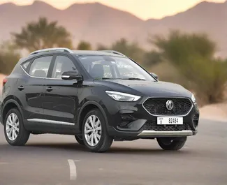 Vermietung MG ZS. Wirtschaft, Komfort, Crossover Fahrzeug zur Miete in VAE ✓ Kaution Einzahlung von 2500 AED ✓ Versicherungsoptionen KFZ-HV.