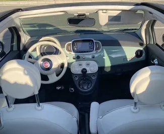 Vermietung Fiat 500 Cabrio. Wirtschaft, Komfort, Cabrio Fahrzeug zur Miete in Georgien ✓ Kaution Keine Kaution ✓ Versicherungsoptionen KFZ-HV, VKV Plus, VKV Komplett, Insassen, Diebstahlschutz, Keine Kaution.
