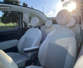 Benzin 1,4L Motor von Fiat 500 Cabrio 2017 zur Miete in Tiflis.