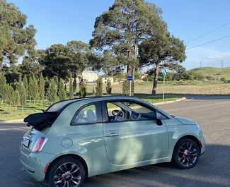 Autovermietung Fiat 500 Cabrio Nr.12316 Automatisch in Tiflis, ausgestattet mit einem 1,4L Motor ➤ Von Lascha in Georgien.