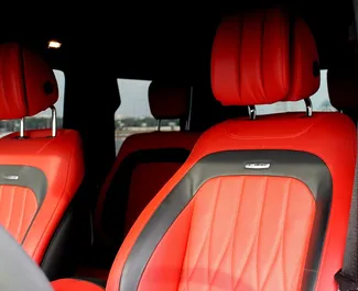Mietwagen Mercedes-Benz G63 AMG 2022 in VAE, mit Benzin-Kraftstoff und 577 PS ➤ Ab 1600 AED pro Tag.