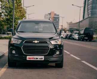 Frontansicht eines Mietwagens Chevrolet Captiva in Taschkent, Usbekistan ✓ Auto Nr.6836. ✓ Automatisch TM ✓ 1 Bewertungen.