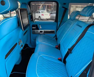 Mietwagen Mercedes-Benz G63 2023 in VAE, mit Benzin-Kraftstoff und 800 PS ➤ Ab 2500 AED pro Tag.