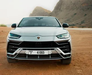 Frontansicht eines Mietwagens Lamborghini Urus in Dubai, VAE ✓ Auto Nr.13382. ✓ Automatisch TM ✓ 0 Bewertungen.