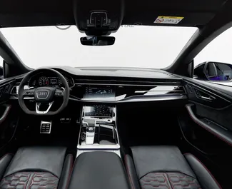 Mietwagen Audi RS Q8 2023 in VAE, mit Benzin-Kraftstoff und 591 PS ➤ Ab 1760 AED pro Tag.