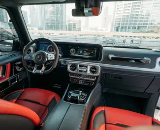 Mietwagen Mercedes-Benz G63 AMG 2020 in VAE, mit Benzin-Kraftstoff und 577 PS ➤ Ab 1500 AED pro Tag.