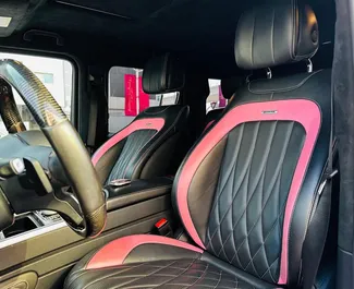 Mietwagen Mercedes-Benz G63 AMG 2022 in VAE, mit Benzin-Kraftstoff und 577 PS ➤ Ab 1600 AED pro Tag.