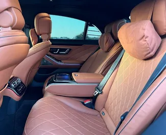 Autovermietung Mercedes-Benz S580 e Nr.13350 Automatisch in Dubai, ausgestattet mit einem 4,0L Motor ➤ Von Mohammad in VAE.