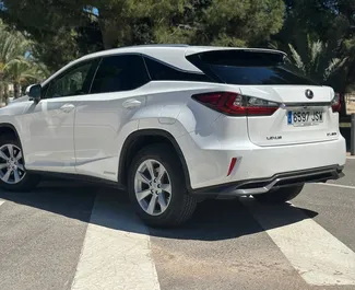 Benzin L Motor von Lexus RX 450 2017 zur Miete in Alicante.