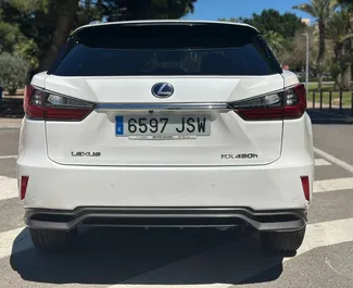 Lexus RX 450 2017 zur Miete verfügbar in Alicante, mit Kilometerbegrenzung 250 km/Tag.