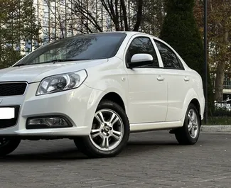 Frontansicht eines Mietwagens Chevrolet Aveo in Taschkent, Usbekistan ✓ Auto Nr.13538. ✓ Automatisch TM ✓ 0 Bewertungen.