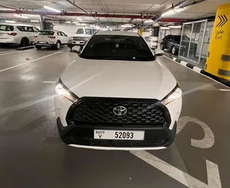 Mietwagen Toyota Corolla Cross 2024 in VAE, mit Benzin-Kraftstoff und 196 PS ➤ Ab 67 AED pro Tag.