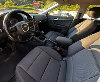 Vermietung Audi A3. Komfort, Premium Fahrzeug zur Miete in Montenegro ✓ Kaution Einzahlung von 100 EUR ✓ Versicherungsoptionen KFZ-HV, TKV, VKV Plus, VKV Komplett, Diebstahlschutz, Ausland.